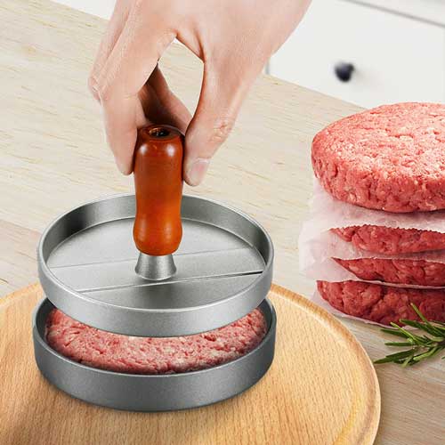 hamburgerhúst formázó prés